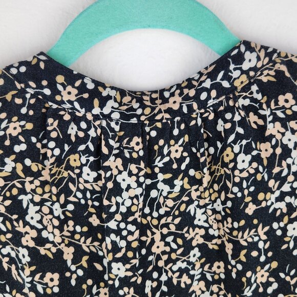 Reformation Laurel 3/4 Sleeve Button Up Blouse Top Goldfield Floral Print sz XS - Picture 8 of 10